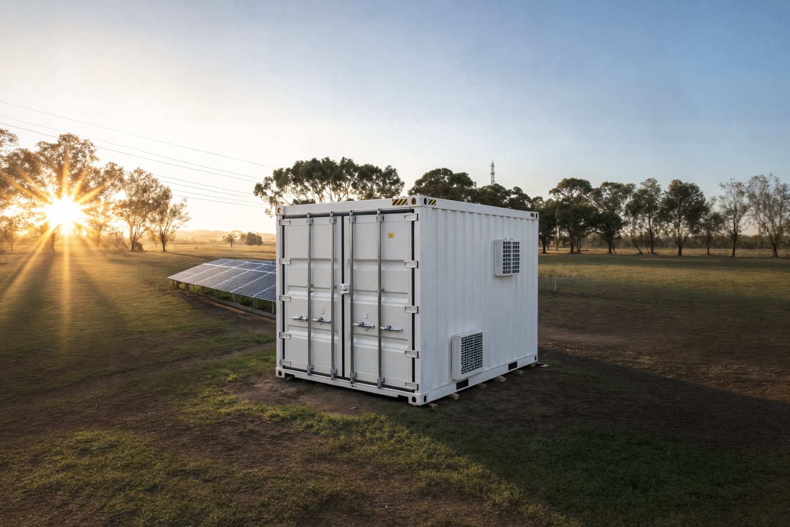 Container — Better Life Batteries commercial containerised system